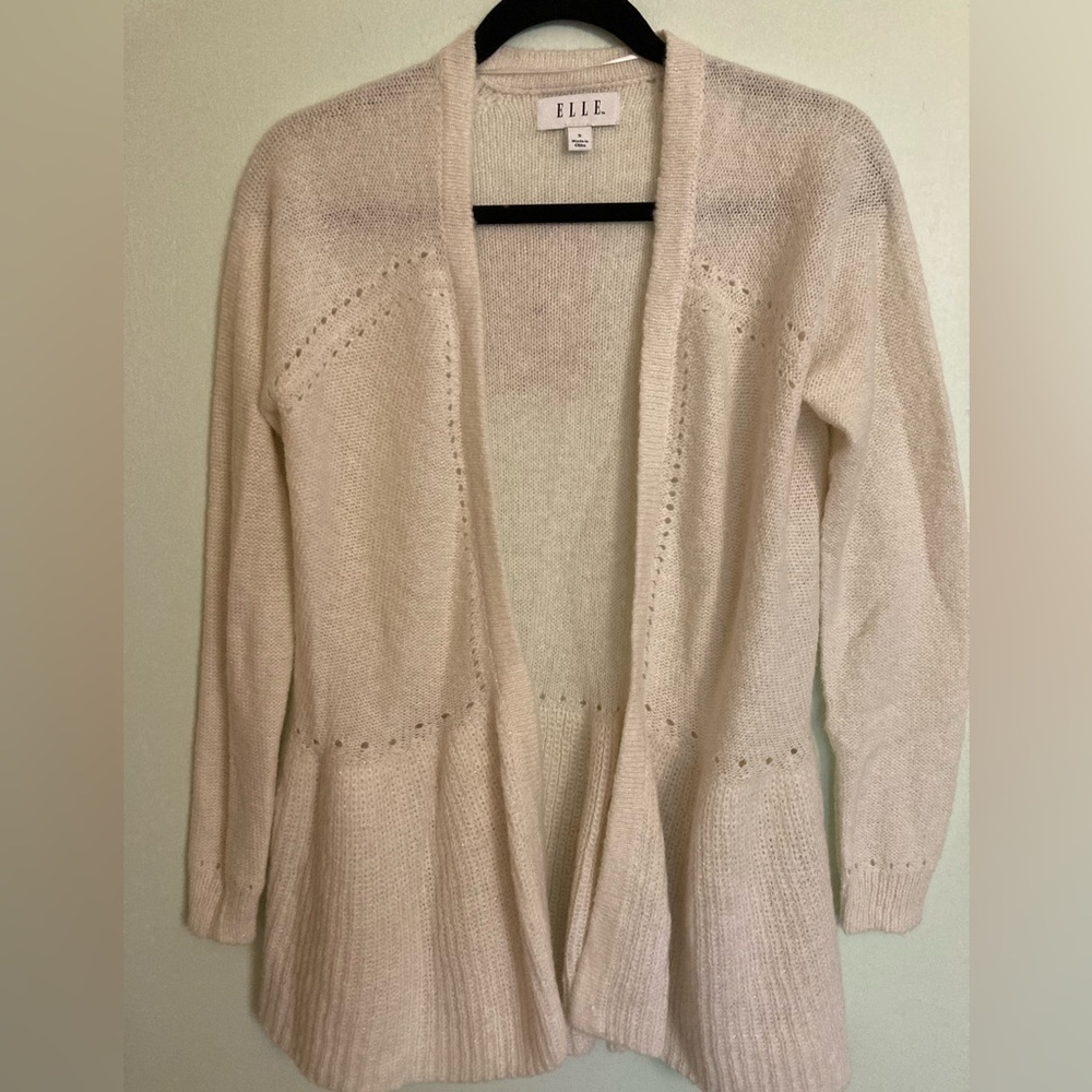 Elle Women's Elegant Cream Cardigan